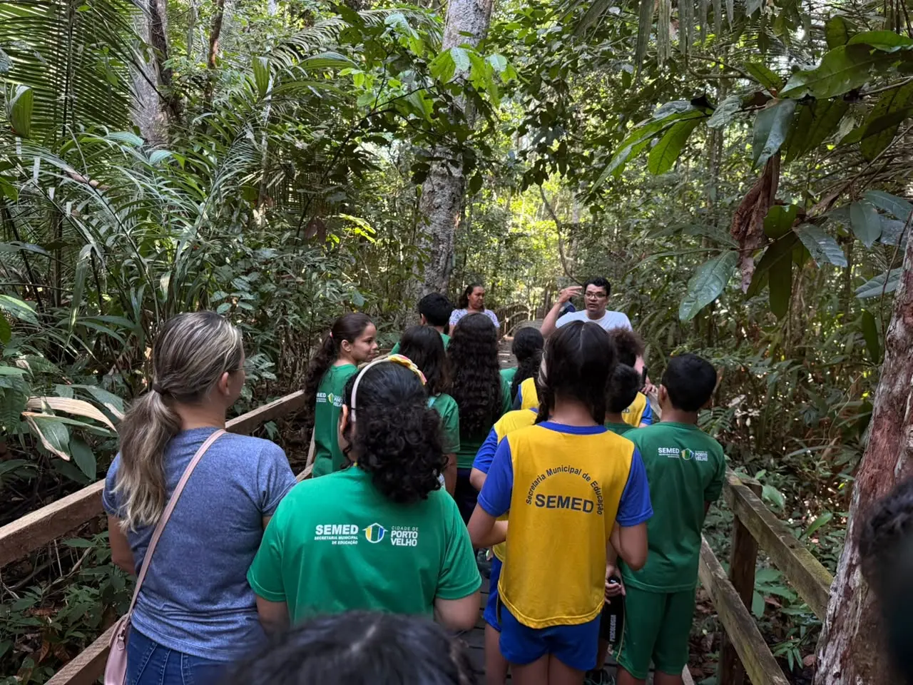 Parque Natural recebe estudantes da rede municipal em passeios de educação ambiental