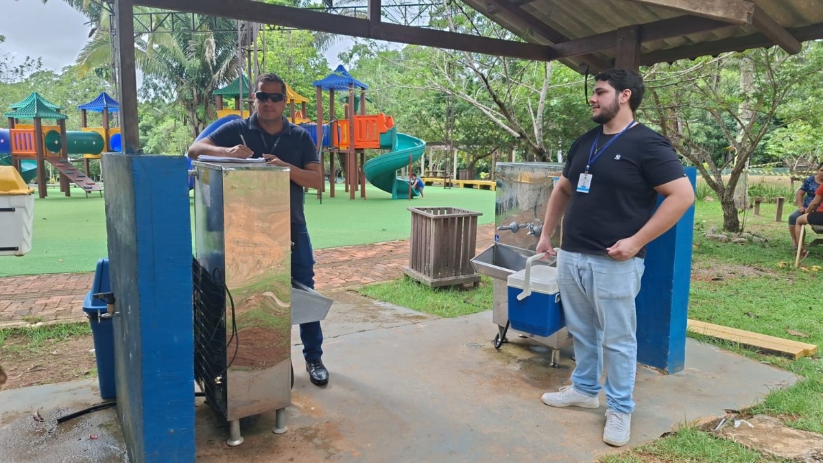 Prefeitura monitora qualidade da água no Parque Natural e Viveiro Municipal