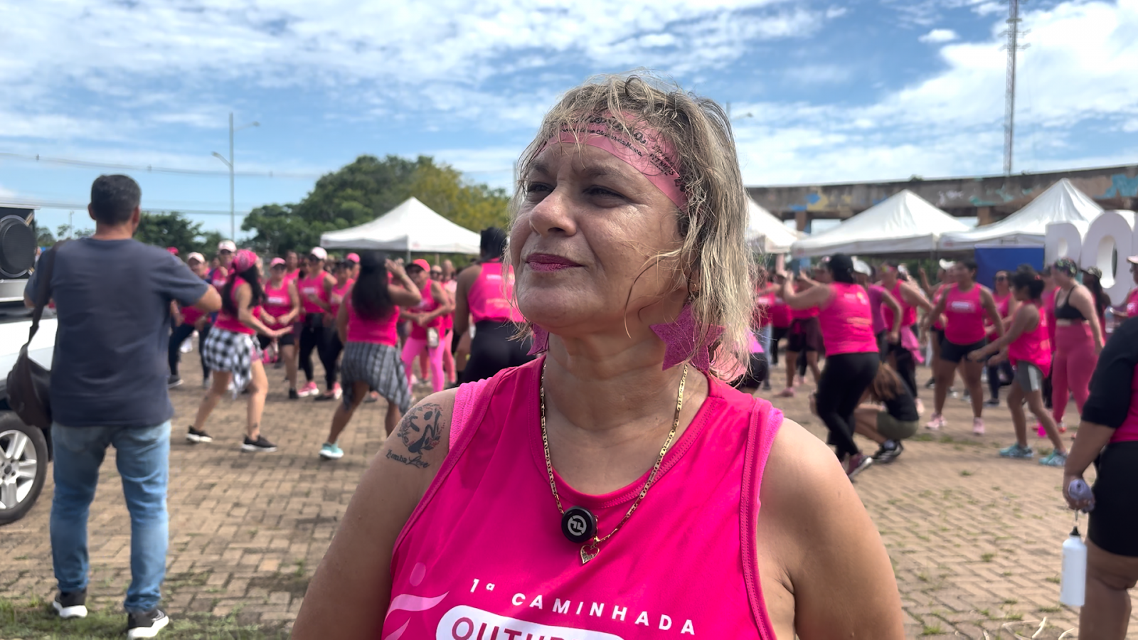 Róquena da Silva falou com emoção sobre a experiência