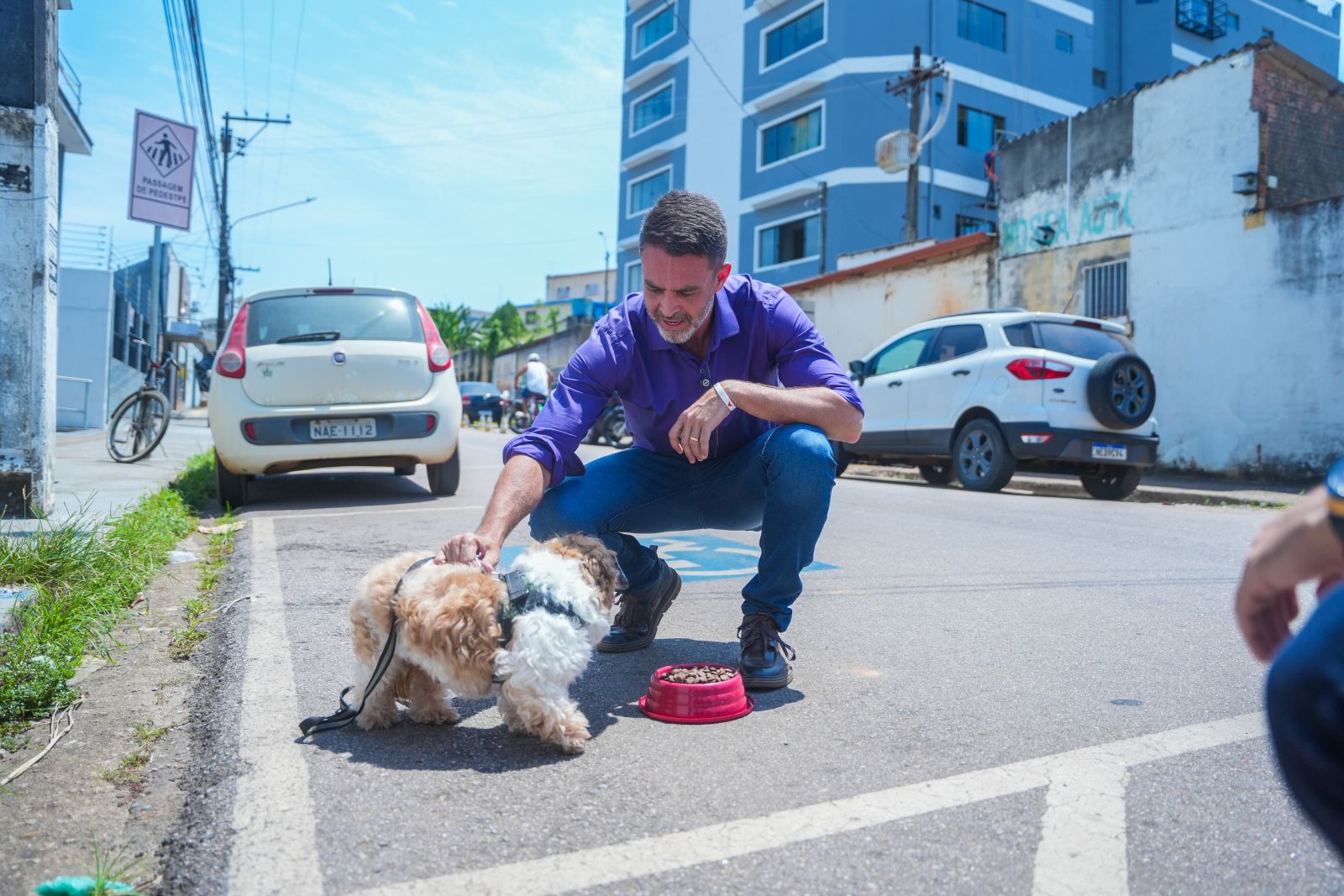 Léo Moraes destacou que o objetivo da gestão é assegurar que nenhum animal passe fome