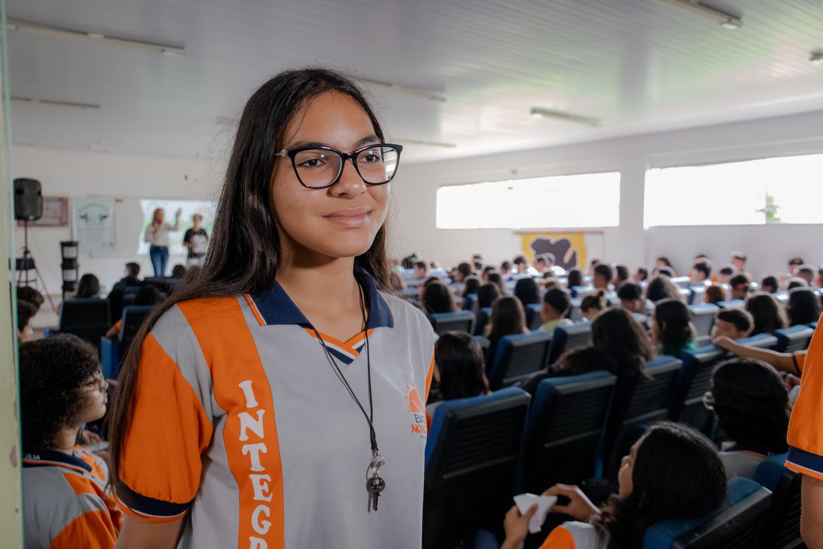 Júlia Santiago observou que esse projeto ajuda na formação cidadã dos jovens