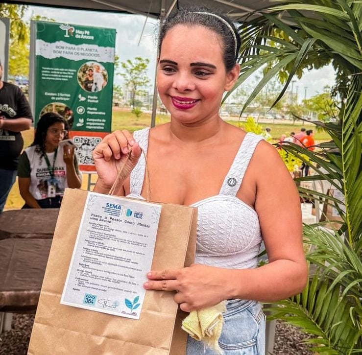 Sara Oliveira garantiu as sementes para a tia