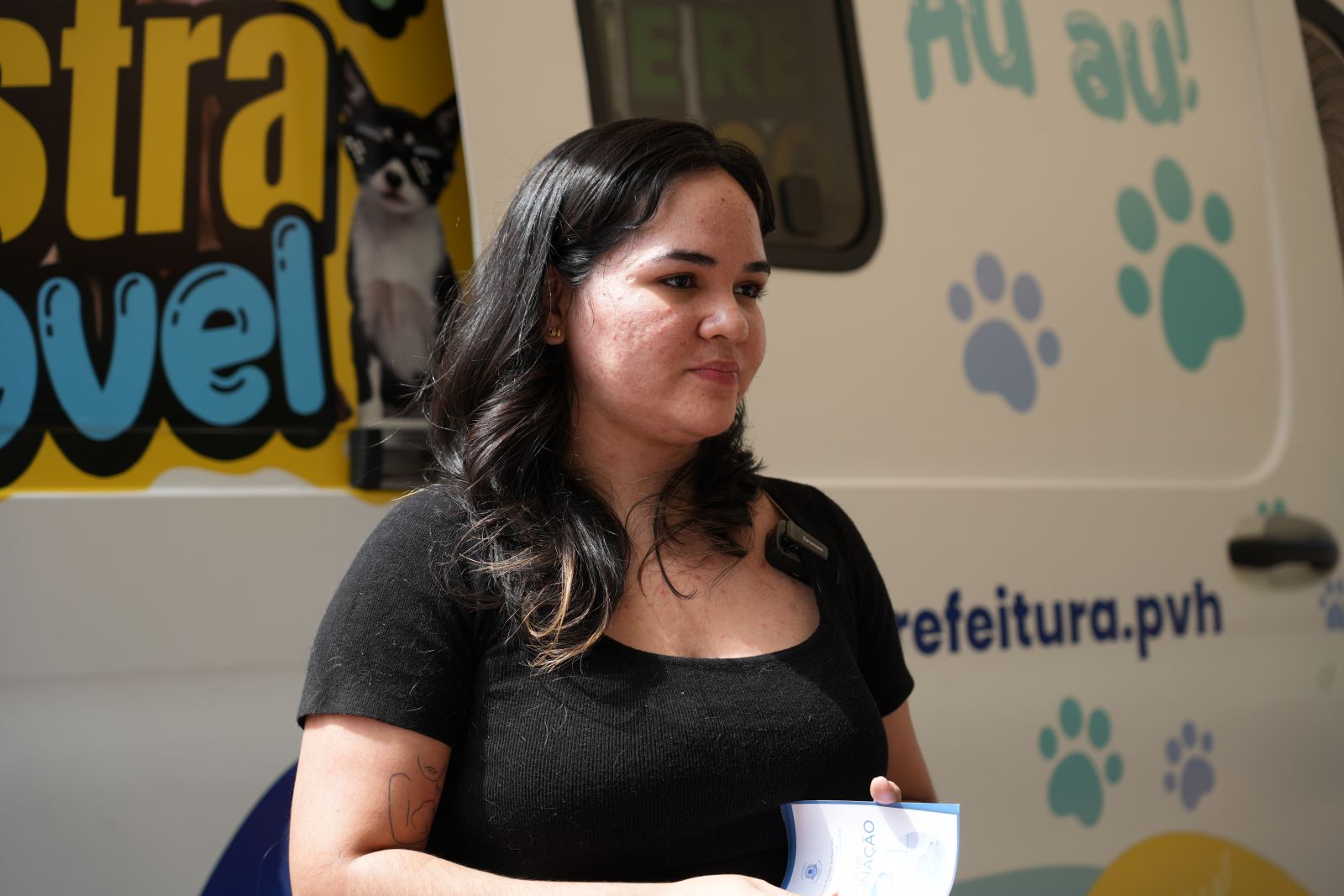 Iasmin Marques aproveitou a oportunidade quando soube da ação