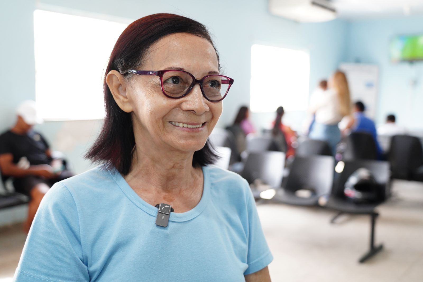 Maria Lindalva Ferreira disse que sempre encontra atendimento próximo, humanizado e eficiente no local