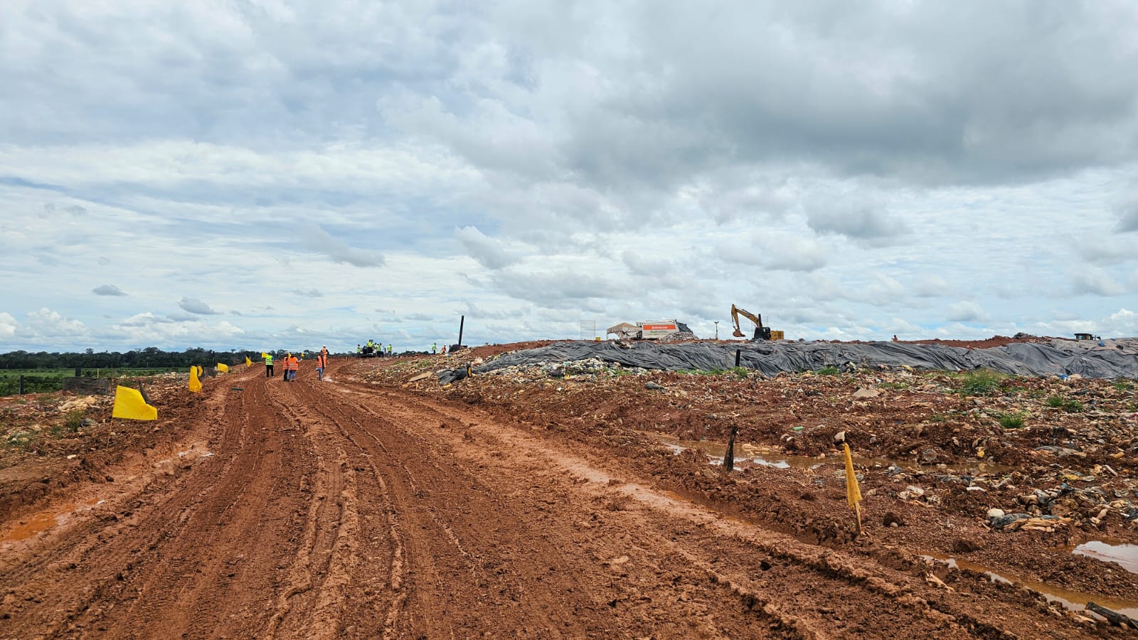 visita teve como objetivo averiguar denúncias que davam conta de um suposto descarte irregular de resíduos