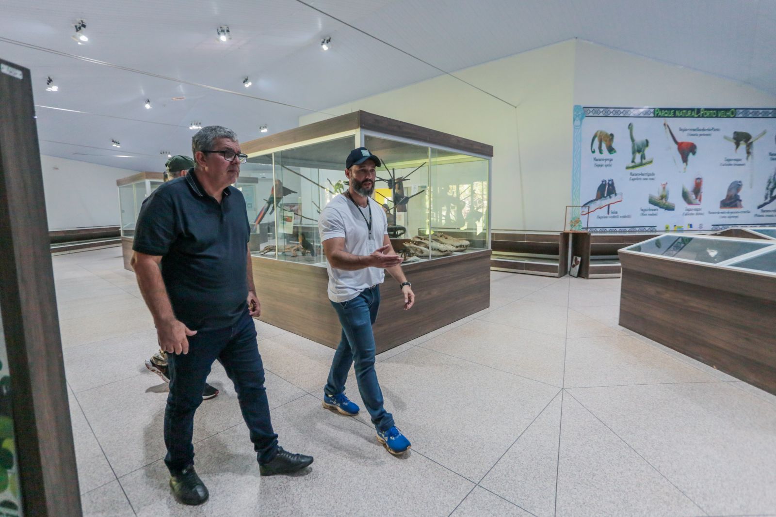 Pincer também apresentou à comitiva o Museu do Acervo Biológico