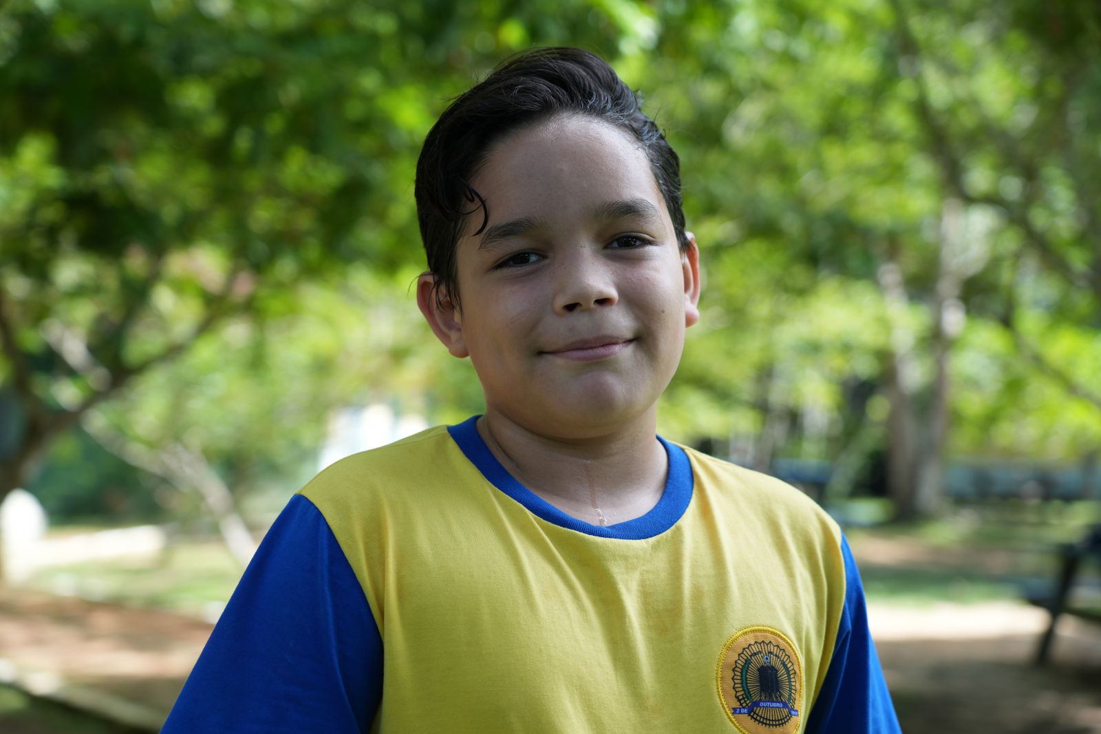 Ricardo Sílvio ficou muito feliz com a oportunidade que a escola proporcionou