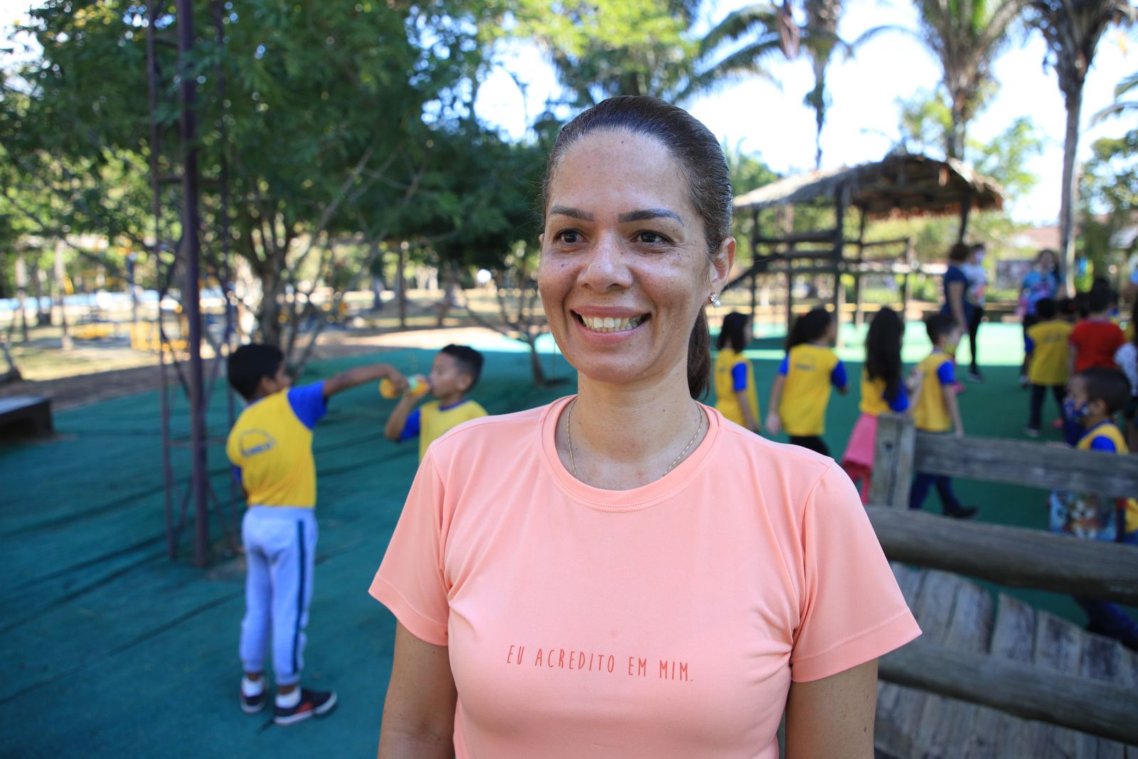 Suzi Maria da Cunha, vice-diretora da Escola Rio Guaporé