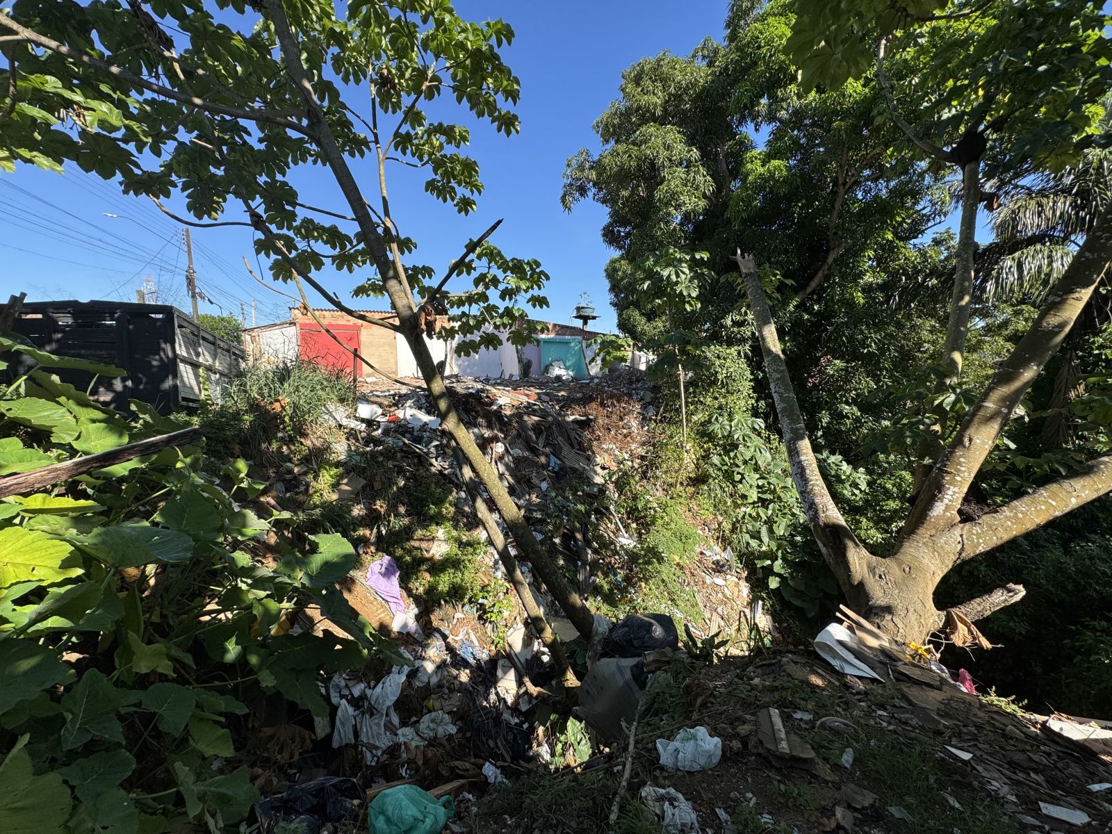 Também será feita a remoção do solo compactado e de resíduos urbanos dispersos