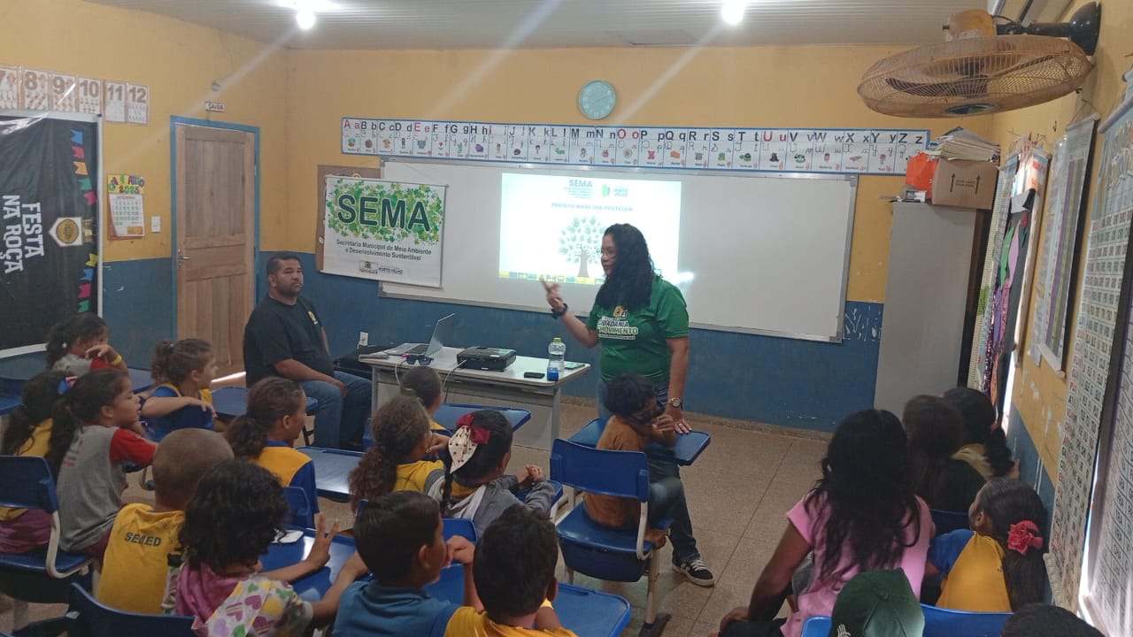 Sema leva educação ambiental às escolas rurais de Porto Velho