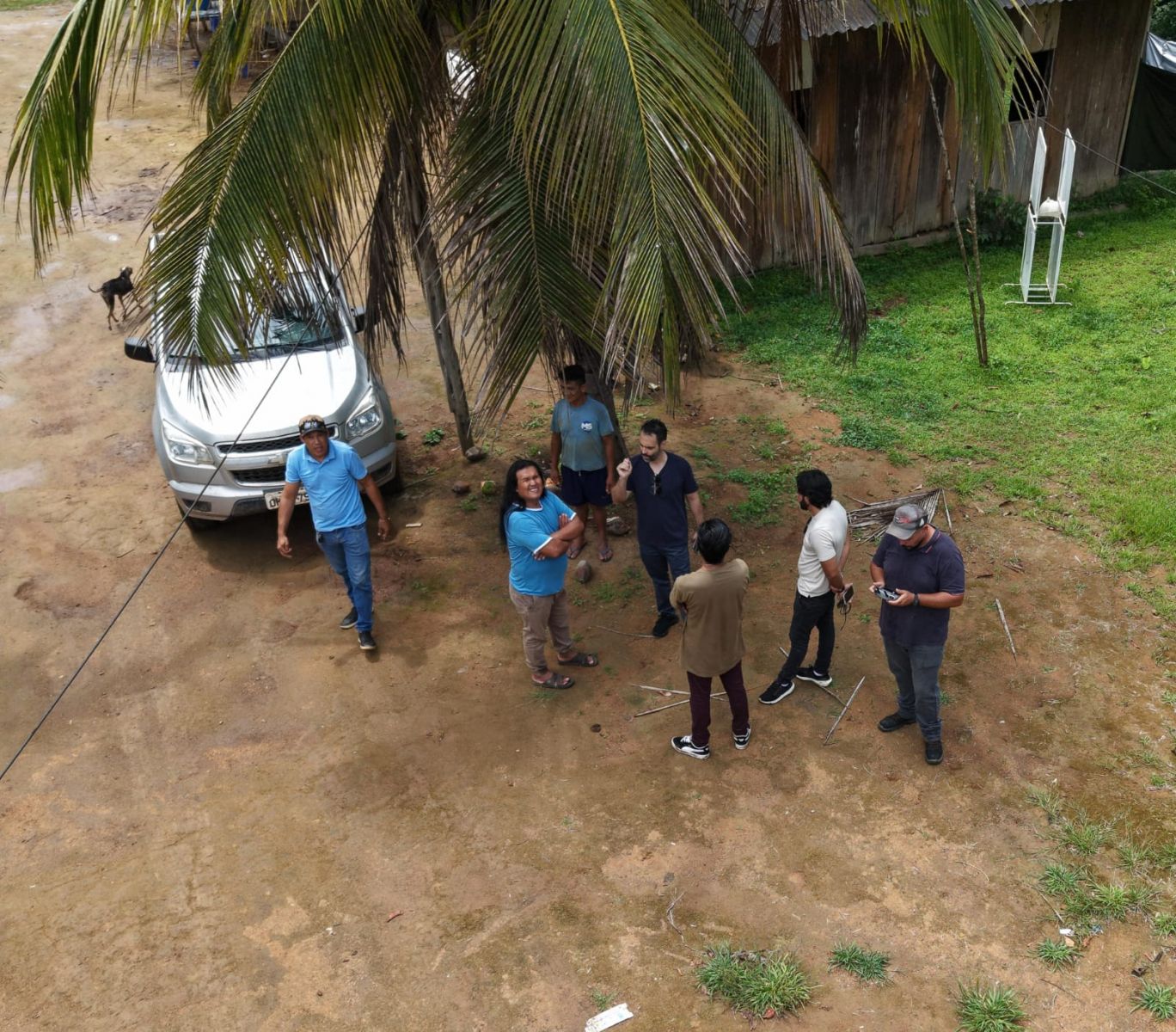  Vinicius Miguel, esteve no território do povo Karitiana para acompanhar e apoiar ações logísticas voltadas à produção sustentável de castanha